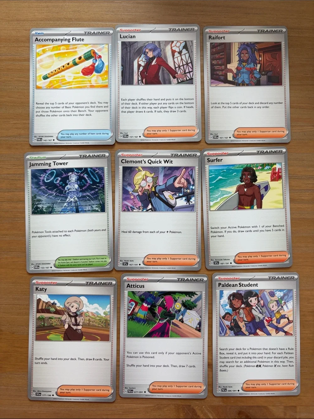 Pokémon TCG 50 unique Card Trainer Lot | Mixed Sets | Deck Building Staples